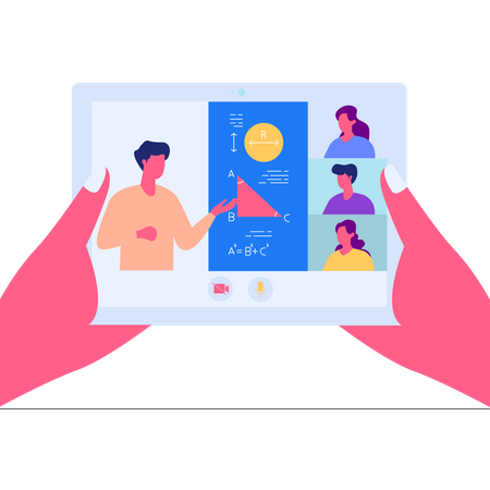 Online class  Illustration
