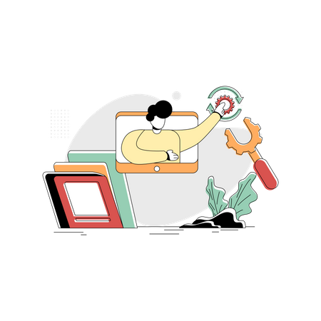 Online class  일러스트레이션