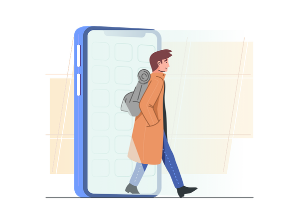Online Classroom  Illustration