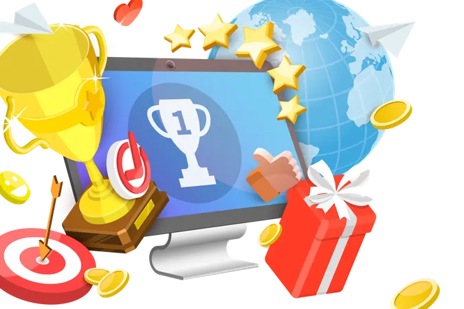 Online Competition Reward  Illustration