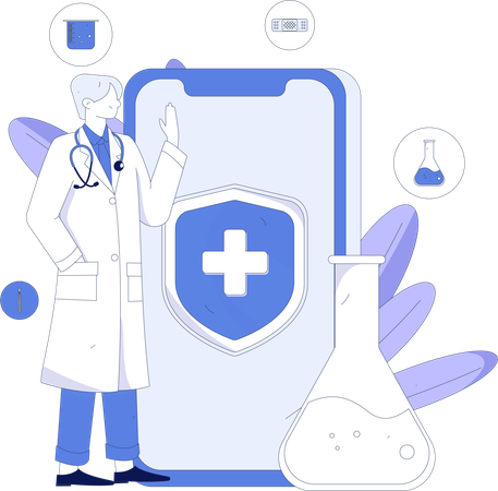 Online Consultation  Illustration