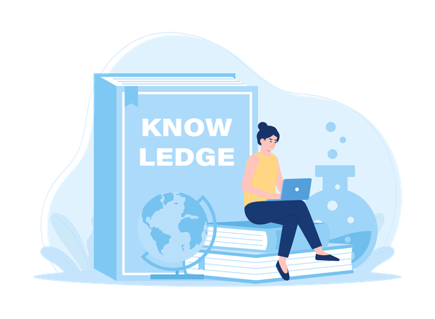 Online Courses  Illustration