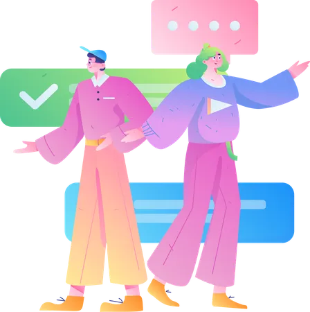 Online Customer Feedback  Illustration