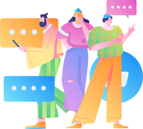 Online Customer Rating  Illustration