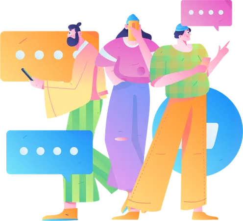 Online Customer Rating  Illustration