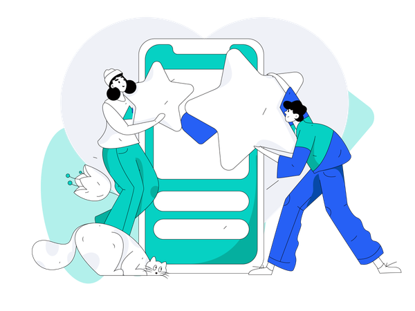Online date matches  Illustration