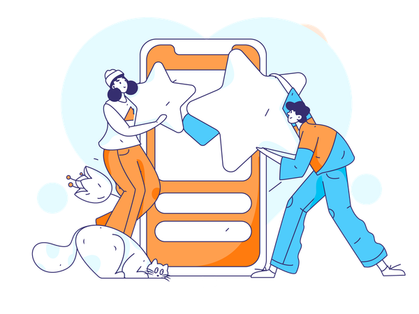 Online date matches  Illustration