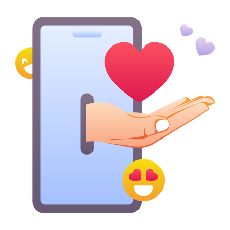 Online-Dating-App  Illustration