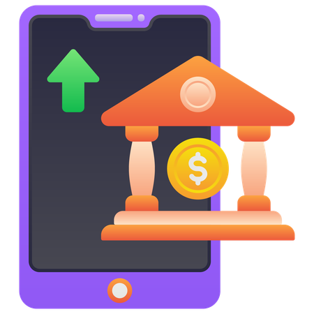 Online Deposit  Illustration