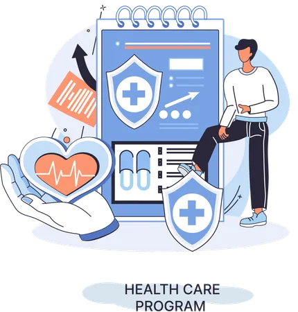 Online doctor Consultation  Illustration