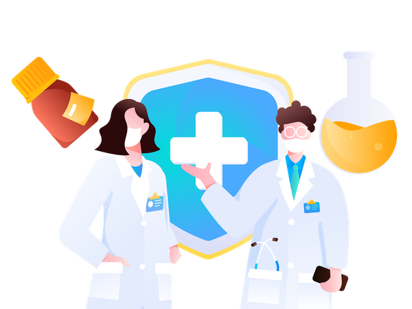 Online Doctor  Illustration