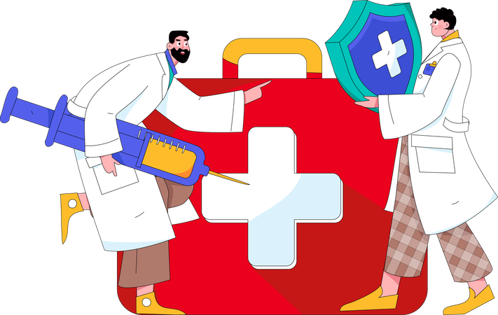 Online Doctor  Illustration