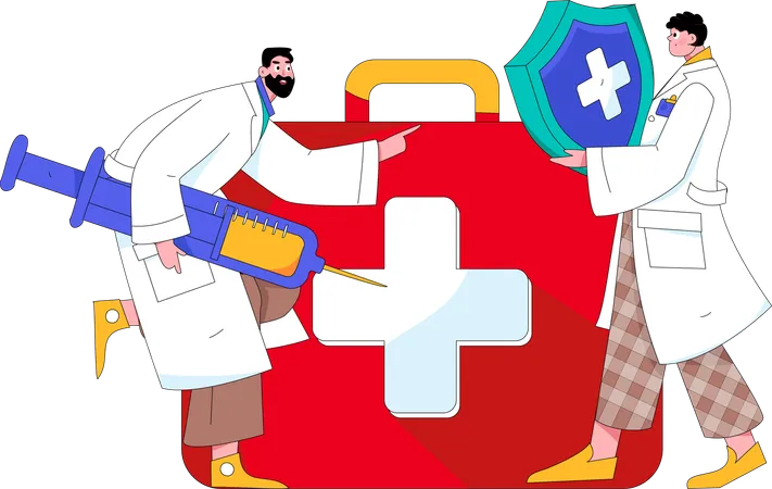 Online Doctor  Illustration