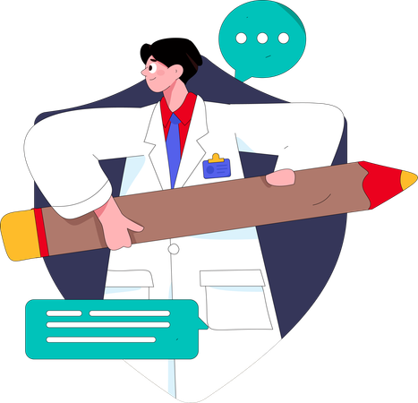 Online Doctor Service  Illustration