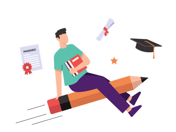 Online Education course  イラスト