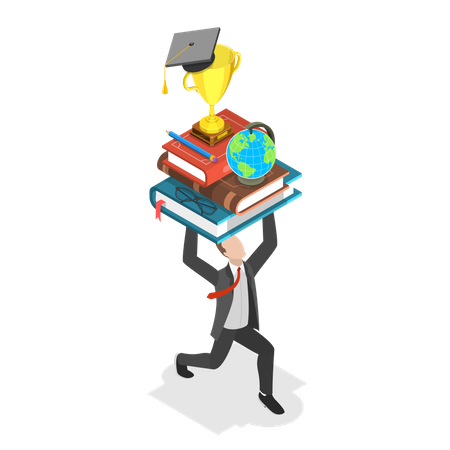 Online education  Illustration