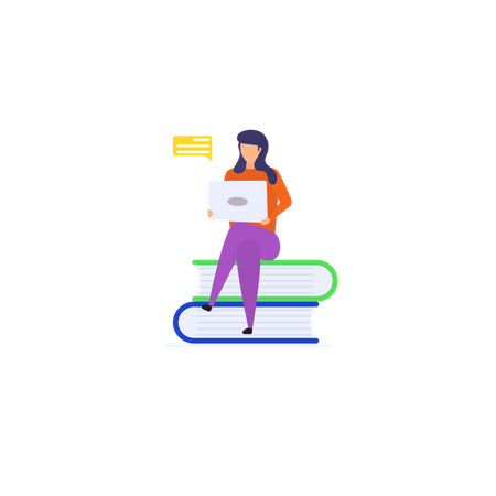 Online Education  Illustration