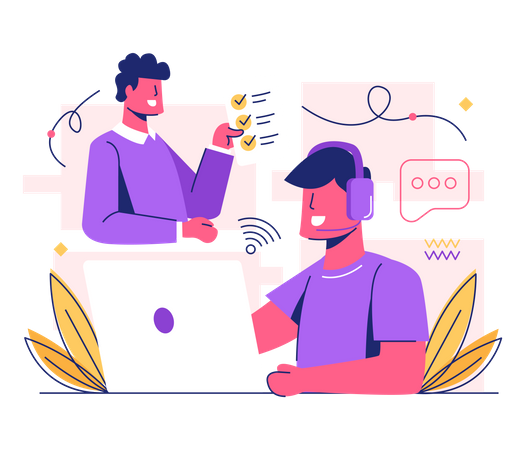 Online Education  イラスト