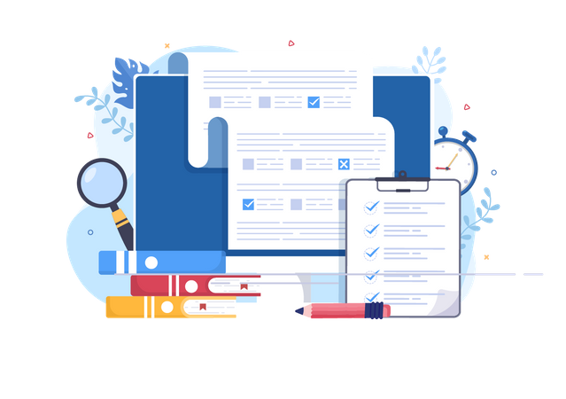 Online Education  イラスト