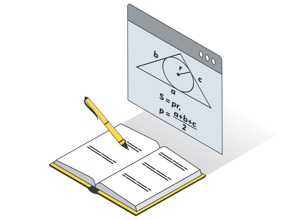 Online Education  イラスト