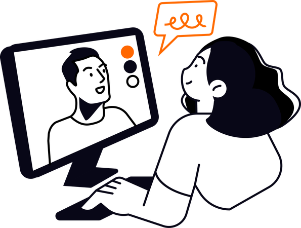 Online Education  イラスト