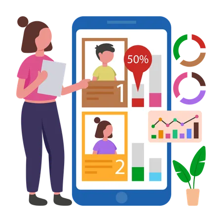 Online Election Survey  Illustration