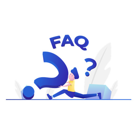 Online Faq  Illustration