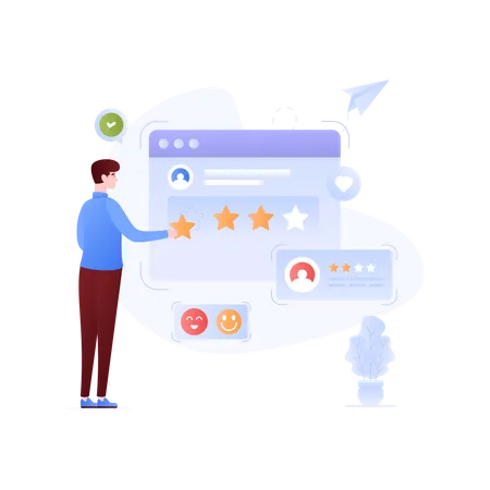 Online Feedback  Illustration