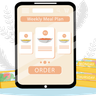 online food app illustration