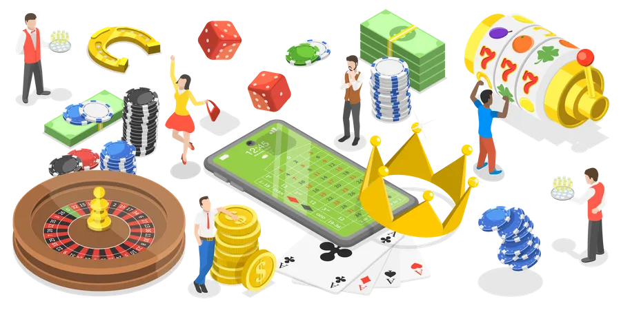 Online gambling Illustration