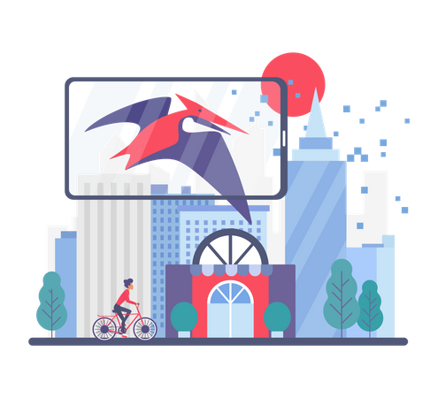 Online game  Illustration