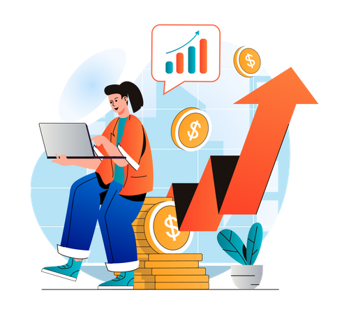 Online growth analysis  Illustration