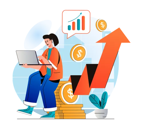 Online growth analysis  Illustration