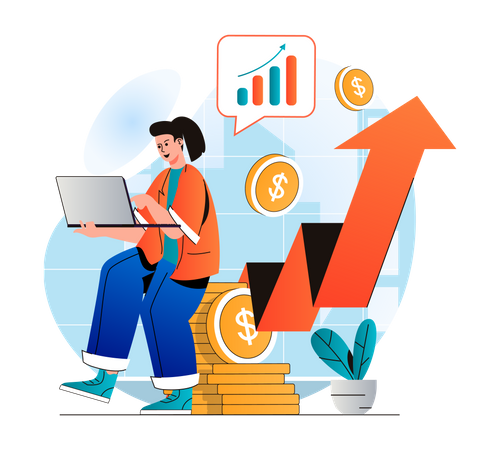 Online growth analysis  Illustration