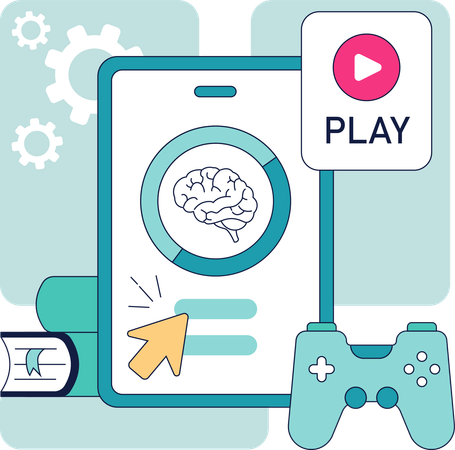 Online healthcare app  Illustration