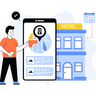 illustrations for hotel booking app