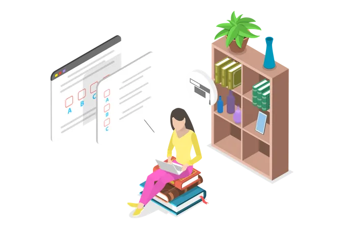 Online Knowledge  Illustration