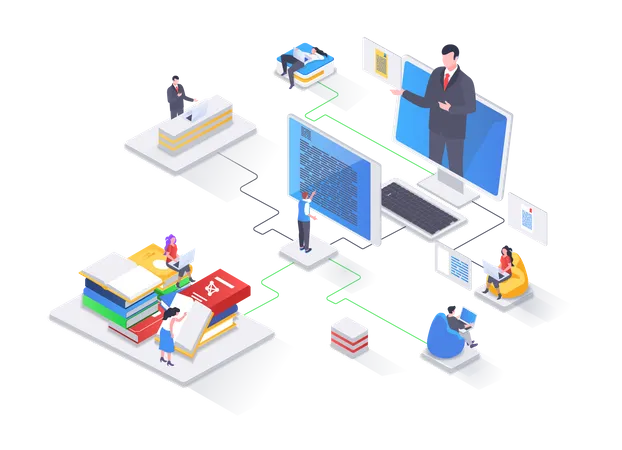 Online learning  Illustration