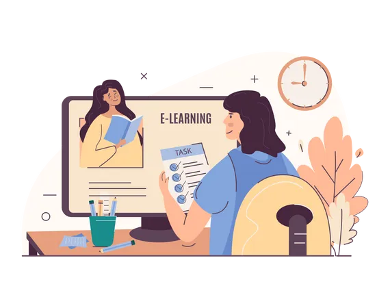 Online learning  Illustration