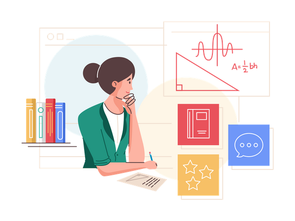 Online Learning  イラスト