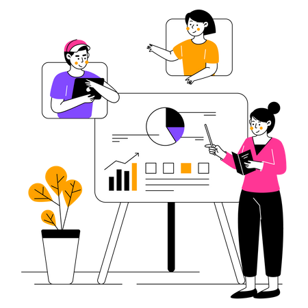 Online Learning  イラスト