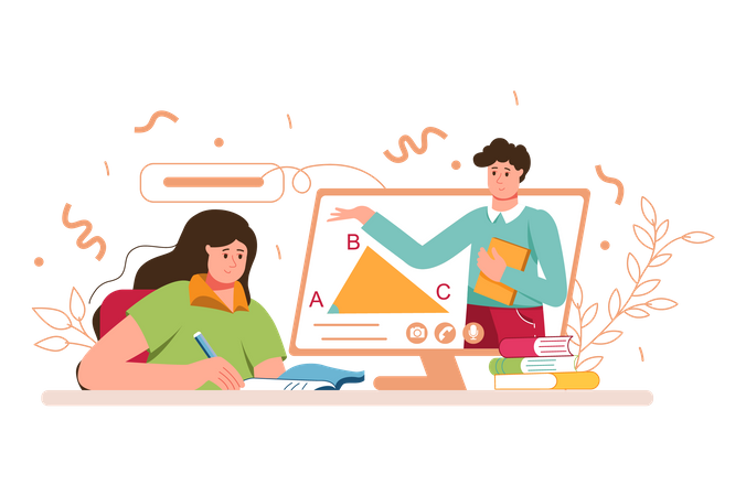 Online Learning  イラスト