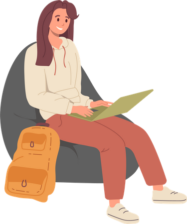 Online learning  イラスト