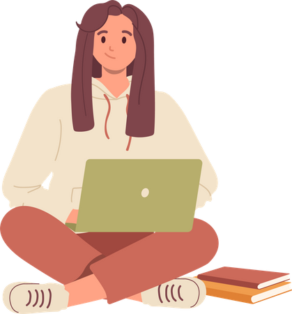 Online learning  イラスト