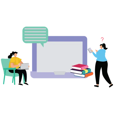 Online Learning Languages  Illustration