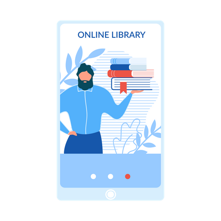 Online library Illustration