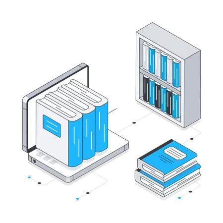 Online Library  Illustration