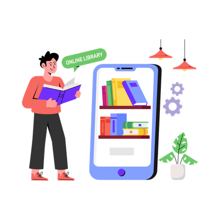 Online Library  Illustration