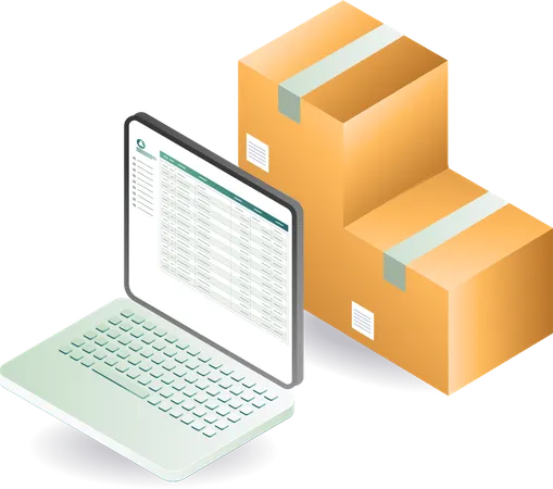 Online management of inter-package data  Illustration