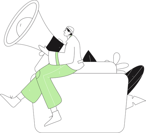 Online Marketing  Illustration